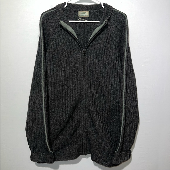 Horny Toad 100% Soft Wool Ribbed Full Zip Cardigan Sweater Excellent Condition - Picture 4 of 11